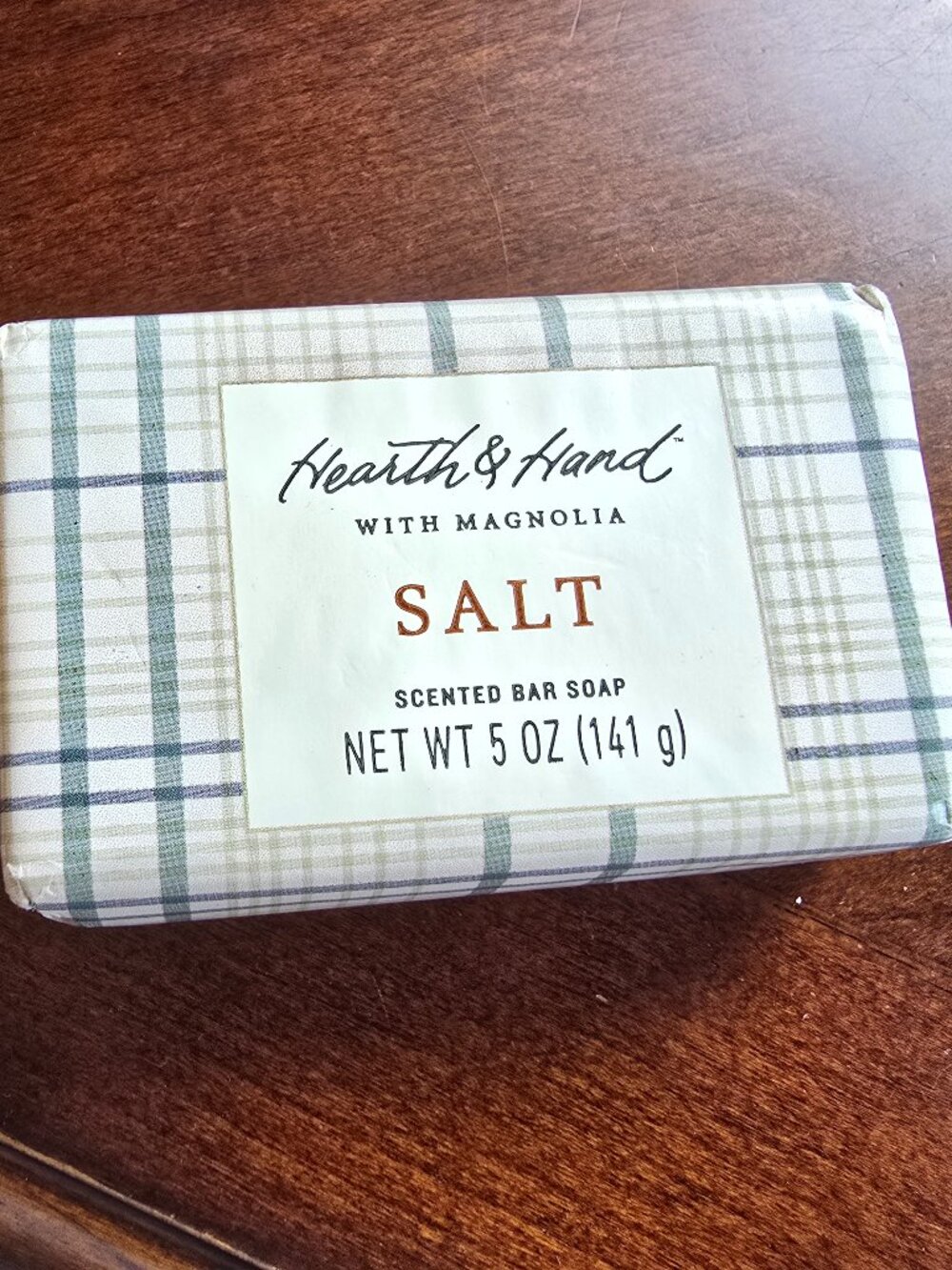 New Hearth & Hand with Magnolia "Salt" Scented Bar Soap - 5 oz